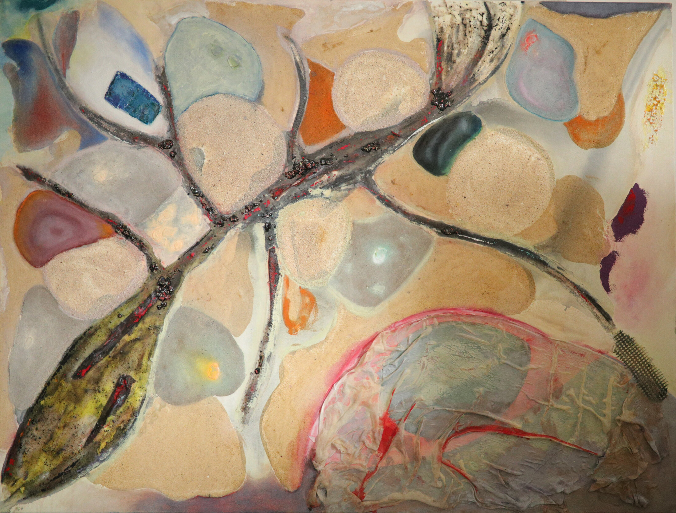 Abstract Painting- Dead Lizard