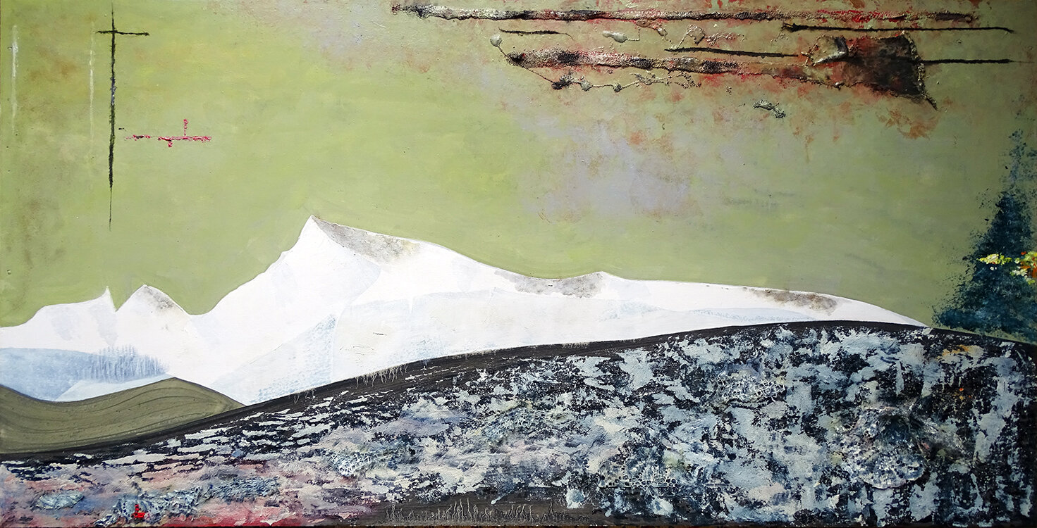 Kriváň / Kriváň mt., triptych (střed), 2023-4