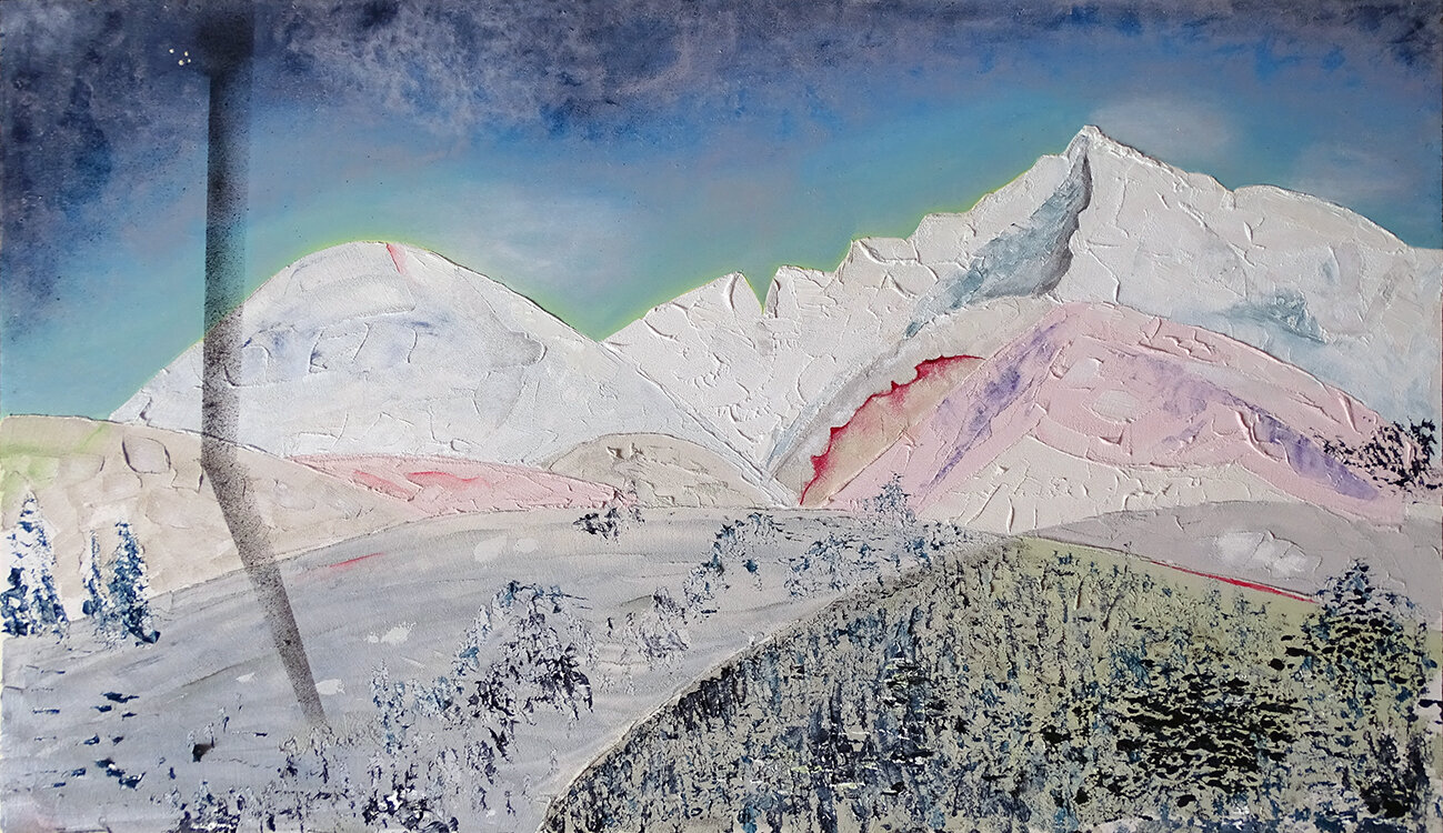 Kriváň / Kriváň mt., triptych (vlevo), 2023-4