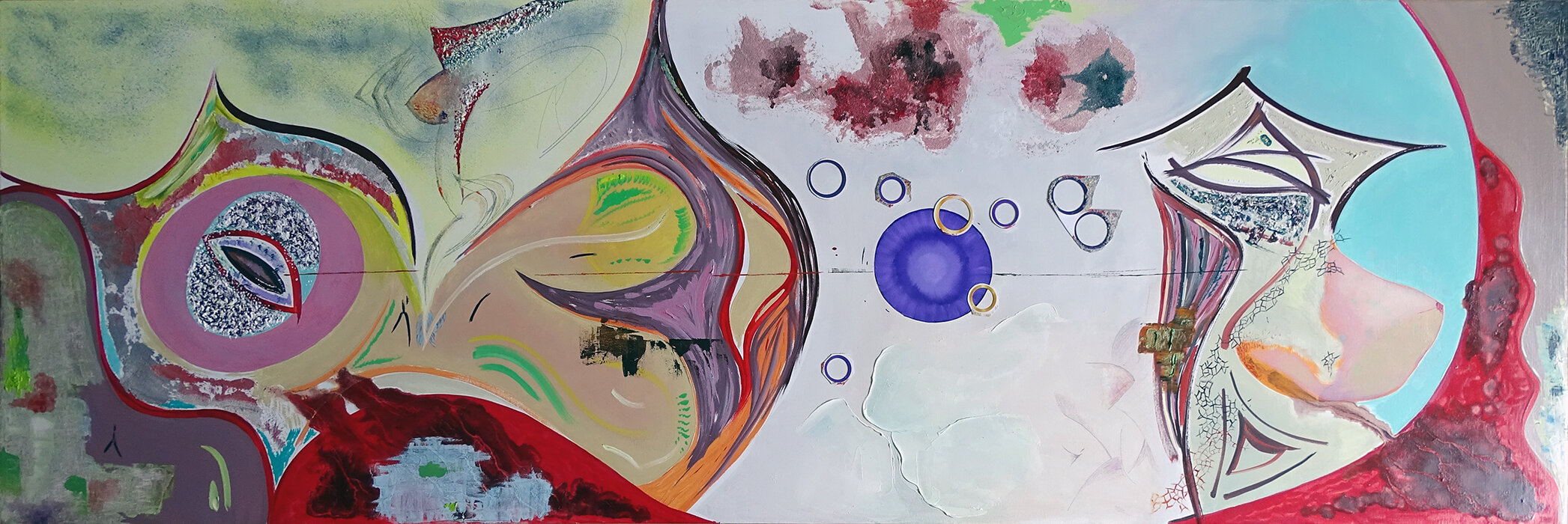 Subtilní hlavy pozorují II / Subtle Heads Observe II, 2023-4